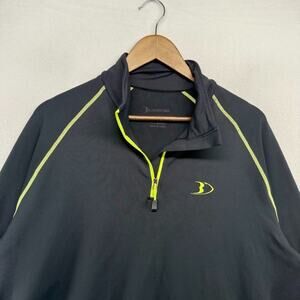 Blackfish Eclipse 1/4 Zip Pullover Men's XL Black Performance Tech Fishing Logo